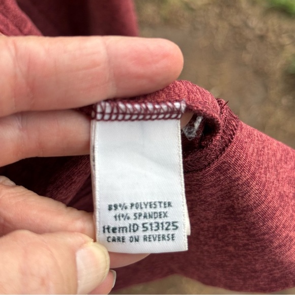 L.L. Bean Cozy Sweatshirt w/ Hood Full Zip Women’s Small Deep Rosewood Heather - Picture 8 of 11